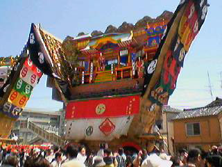 青白祭のでか山