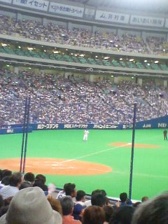 中日対ソフトバンク戦