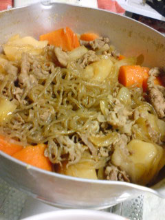 肉じゃがとうどん