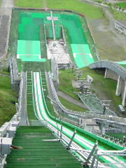 長野オリンピックのジャンプ台