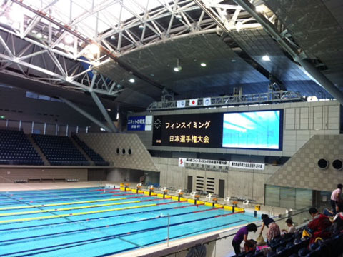 フィンスイミングの大会