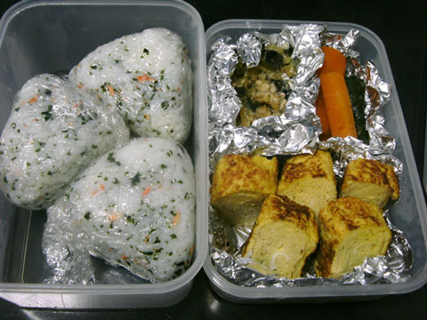 潮干狩りツアーのお弁当