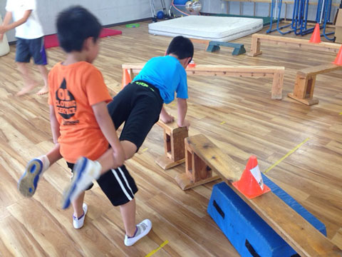 平均台トレーニング