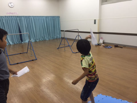 紙飛行機レッスン