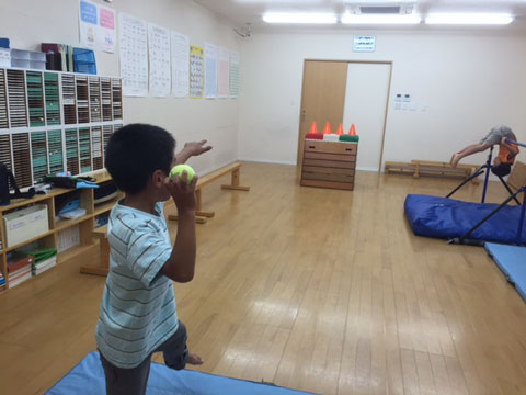 ボール投げレッスン