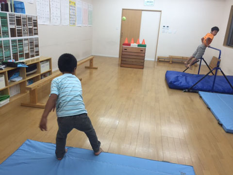 ボール投げレッスン