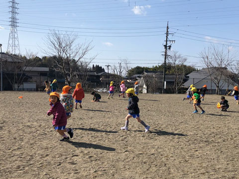 保育園レッスンでの集団遊び