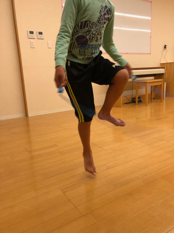 駆け足跳びレッスン