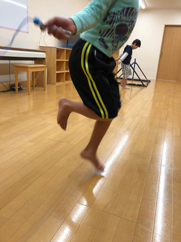 駆け足跳びレッスン