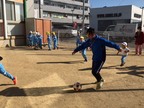 サッカー対決
