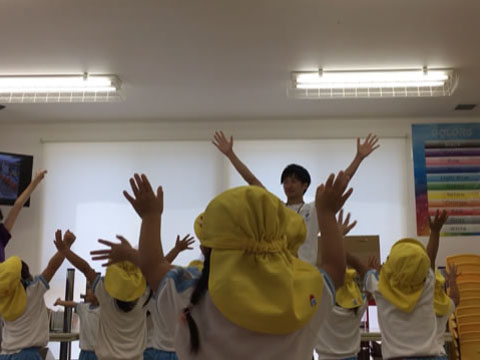 踊りの練習