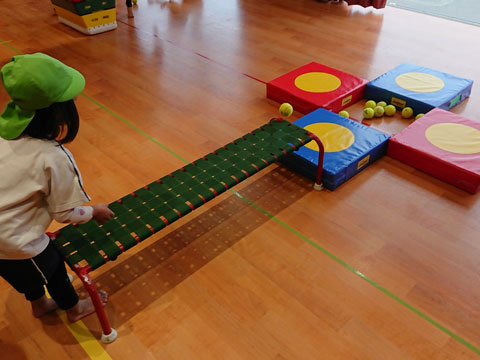 ボール転がしレッスン