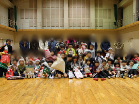 体育教室のクリスマス会