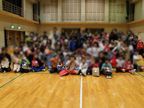 体育教室のクリスマス会