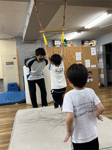 掴まり耐久訓練