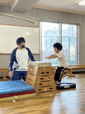 跳び箱レッスン