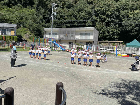運動会の練習