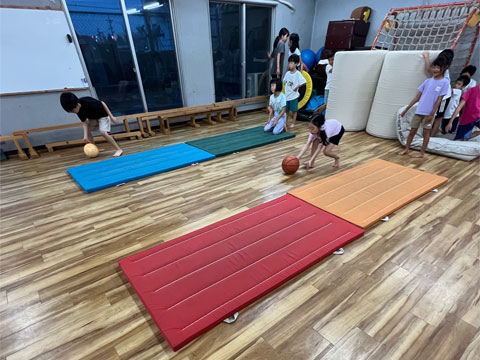 転がしボールドリブル