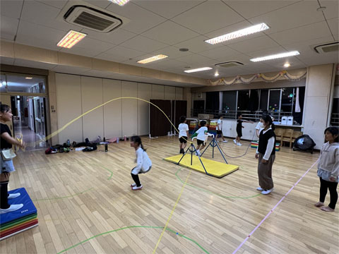 大縄跳びレッスン