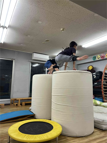 ロールマット跳び箱