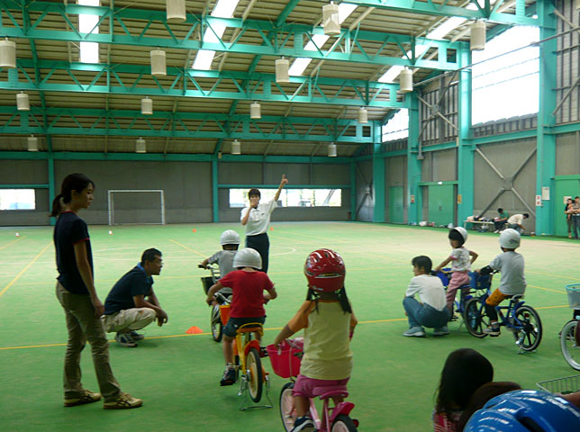 親子自転車教室（社団法人辰野町青年会議所）