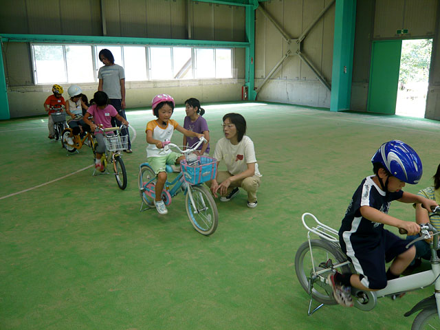 親子自転車教室（社団法人辰野町青年会議所）