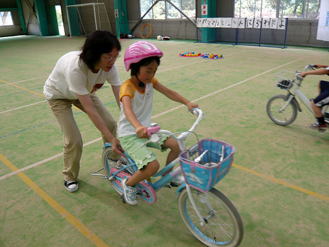 親子自転車教室（社団法人辰野町青年会議所）