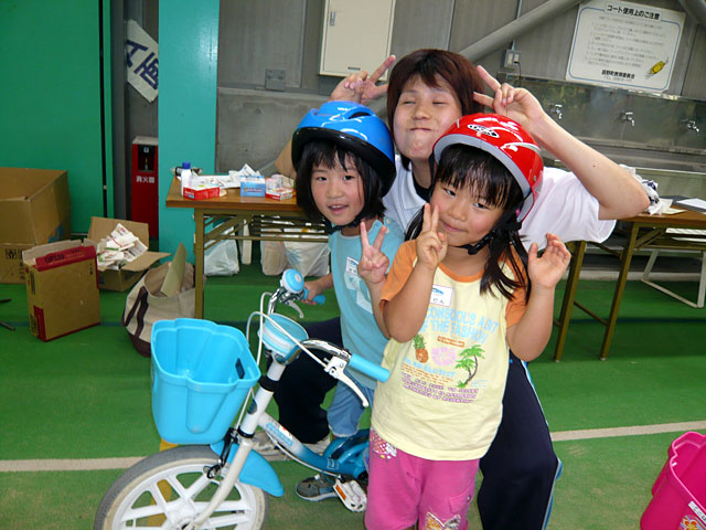 親子自転車教室（社団法人辰野町青年会議所）
