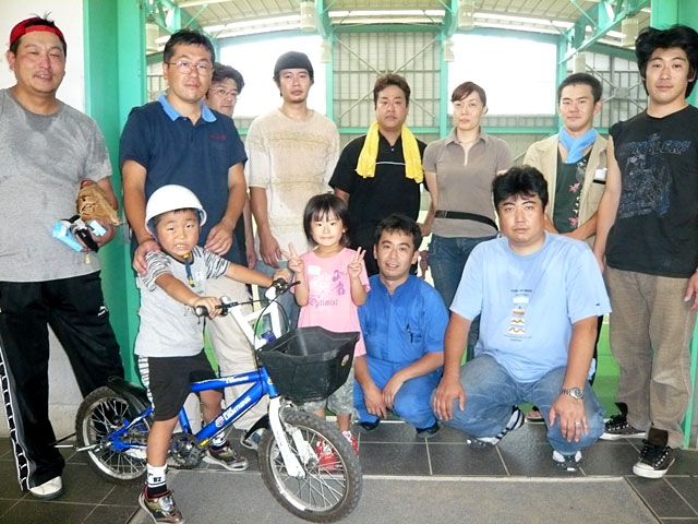 親子自転車教室（社団法人辰野町青年会議所）