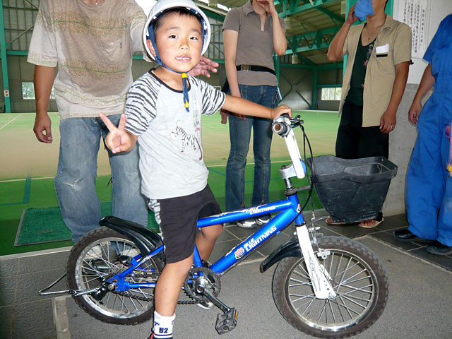 親子自転車教室（社団法人辰野町青年会議所）