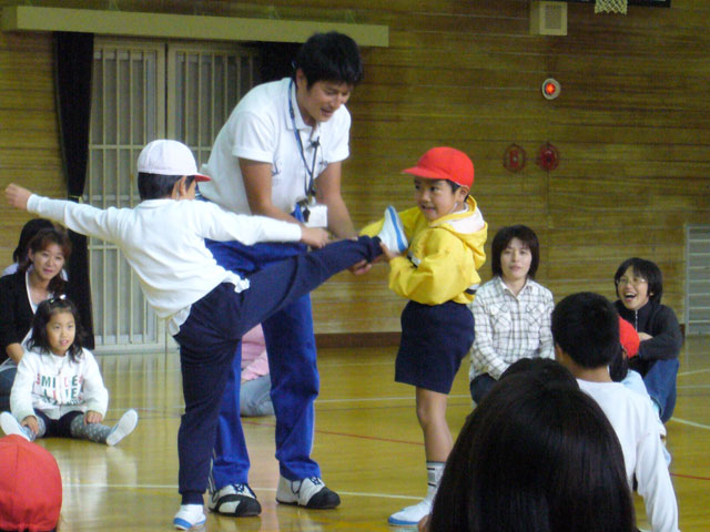 親子レクリエーション教室(板取小学校)