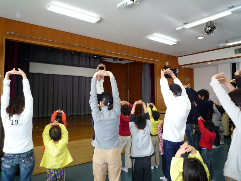 親子体操教室(伊自良保育園)