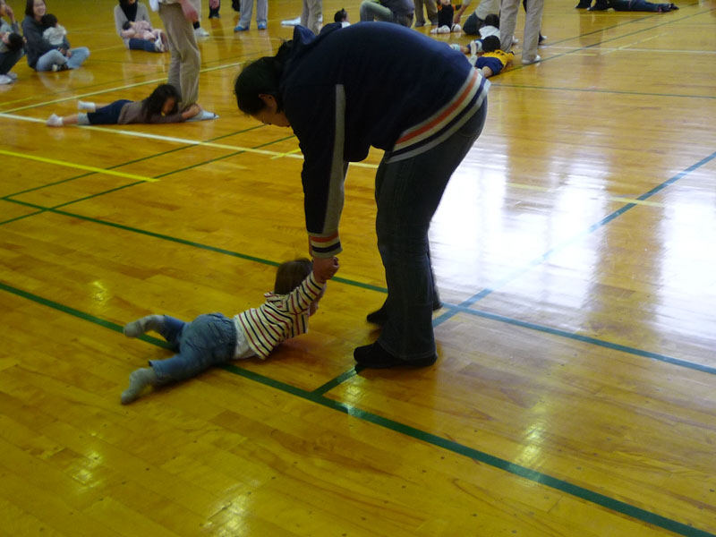 未就園児親子体操教室（岐阜県可児市下恵土公民館）