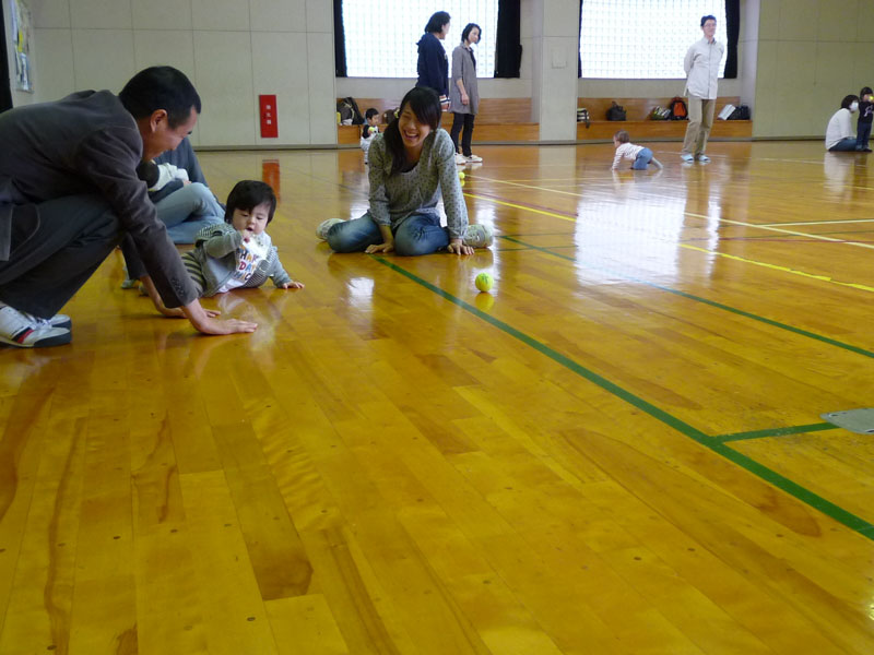 未就園児親子体操教室（岐阜県可児市下恵土公民館）