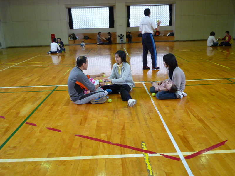 未就園児親子体操教室（岐阜県可児市下恵土公民館）