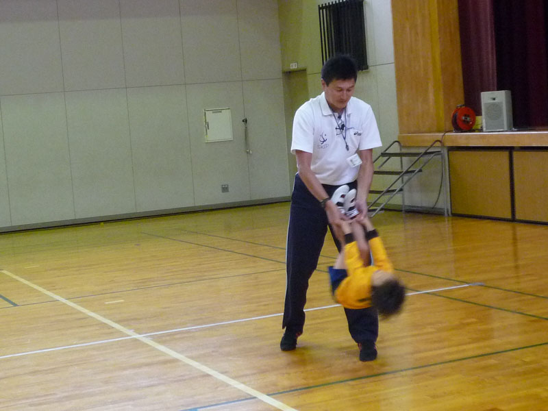 未就園児親子体操教室（岐阜県可児市下恵土公民館）