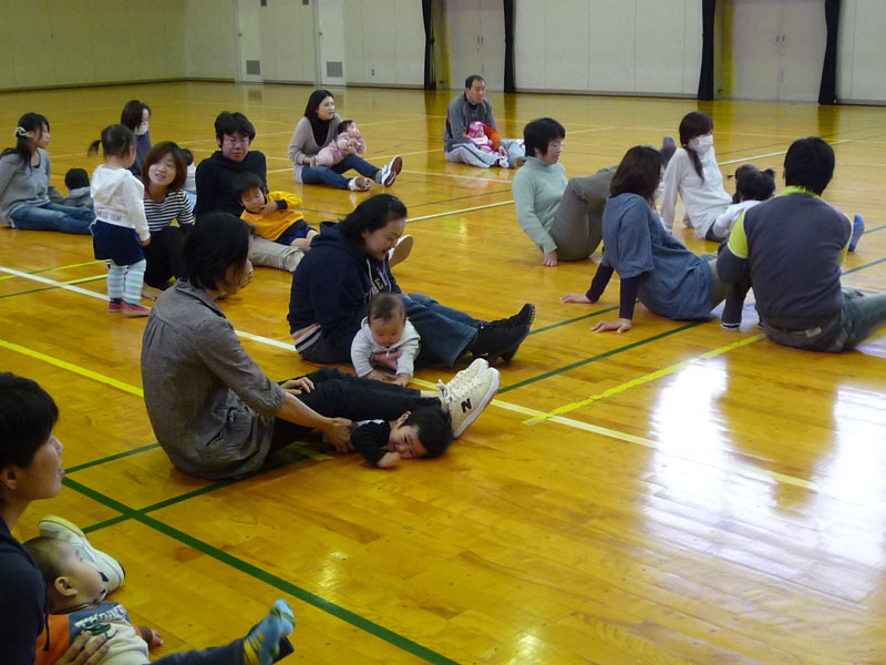 未就園児親子体操教室（岐阜県可児市下恵土公民館）