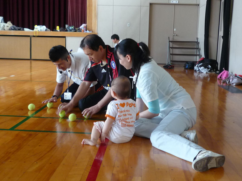 未就園児親子体操教室(岐阜県可児市下恵土公民館)