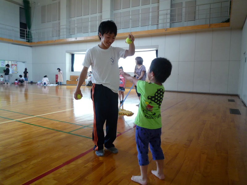 未就園児親子体操教室(岐阜県可児市下恵土公民館)