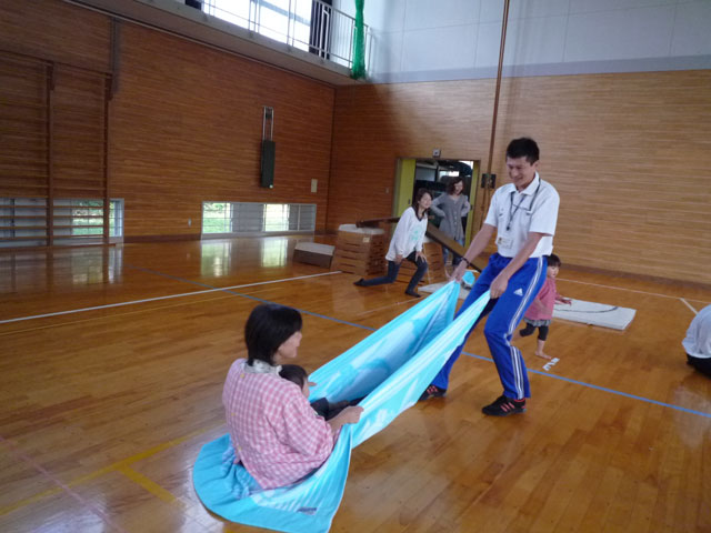 未就園児親子体操教室(岐阜県美濃市牧谷保育園)