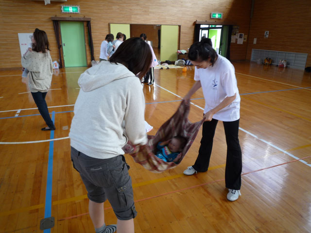 未就園児親子体操教室(岐阜県美濃市牧谷保育園)