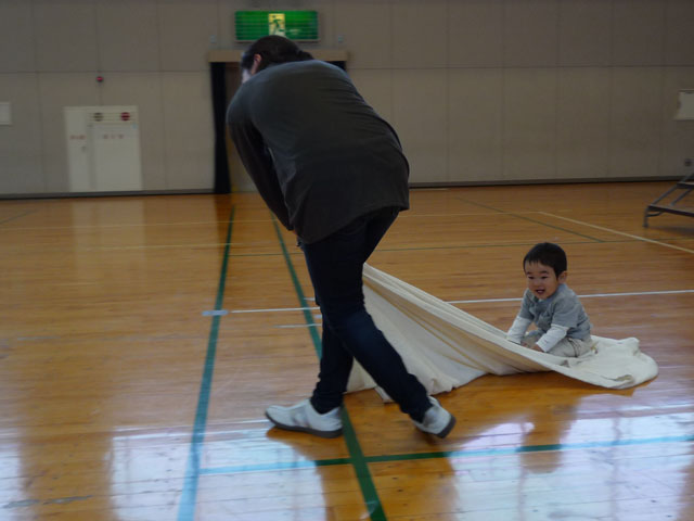 未就園児親子体操教室(岐阜県可児市下恵土公民館)