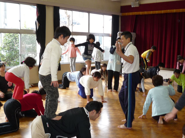 親子体操教室(大垣市立西保育園)