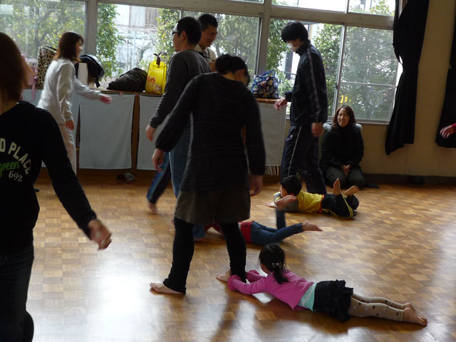 親子体操教室(大垣市立西保育園)