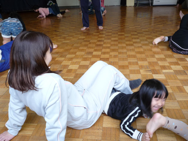親子体操教室(大垣市立西保育園)