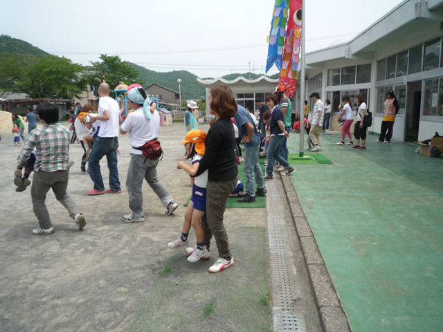 親子体操教室(山県市立伊自良保育園)