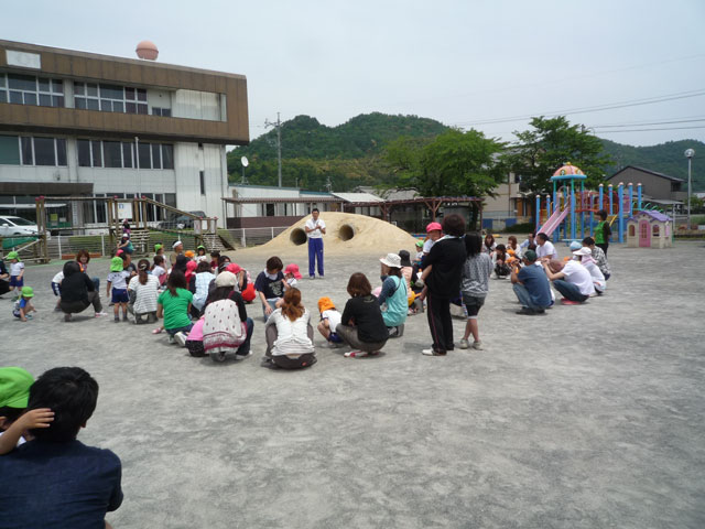 親子体操教室(山県市立伊自良保育園)