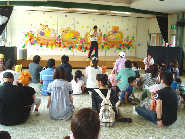 親子体操教室(山県市立梅原保育園)
