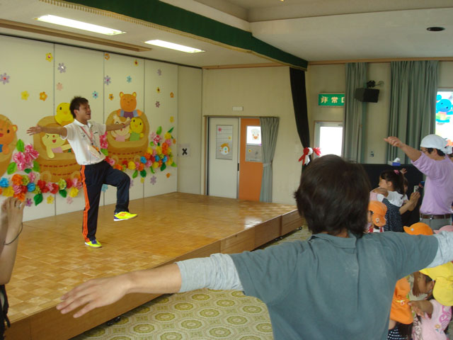 親子体操教室(山県市立梅原保育園)