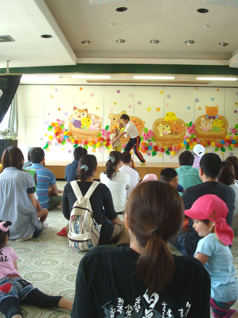 親子体操教室(山県市立梅原保育園)